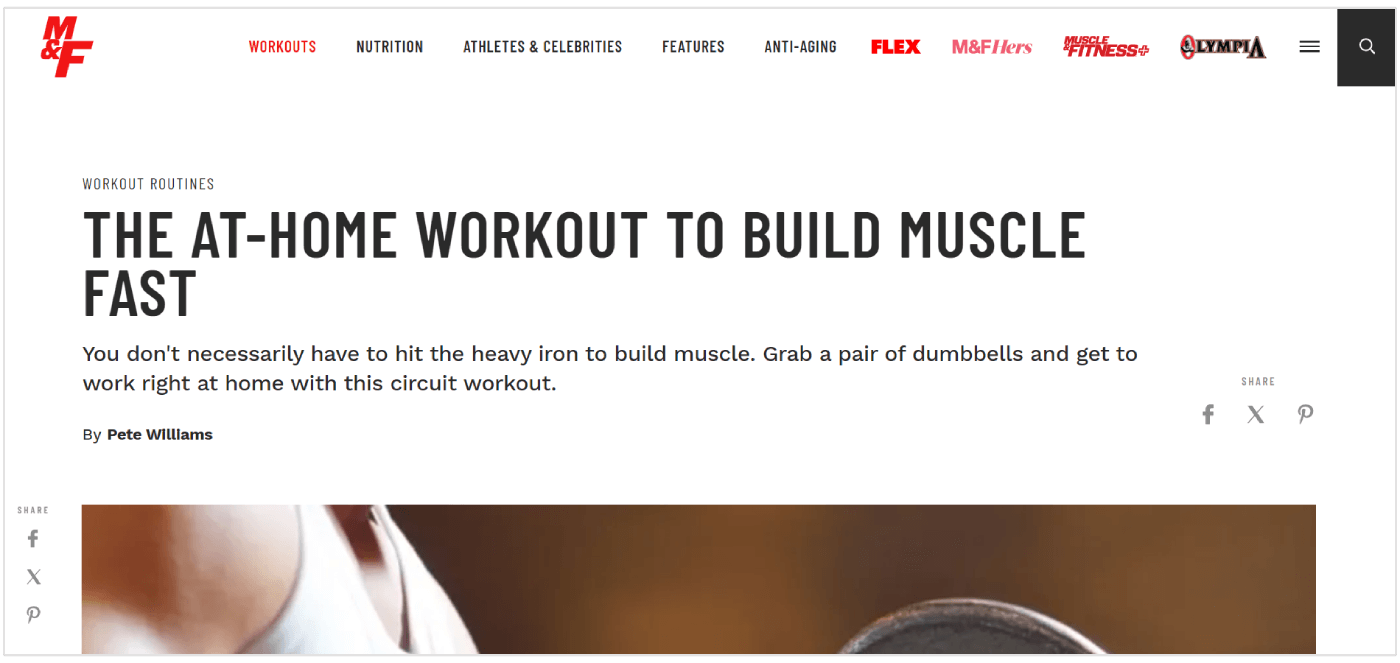 how to build muscle